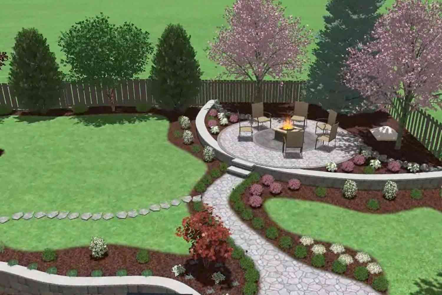 Landscape Design in Keller project 1